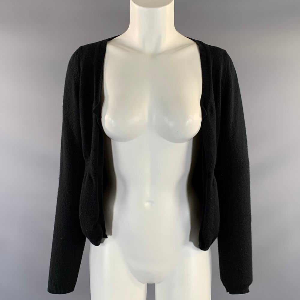 MARNI Size S Black Cashmere Knit Cardigan Womens